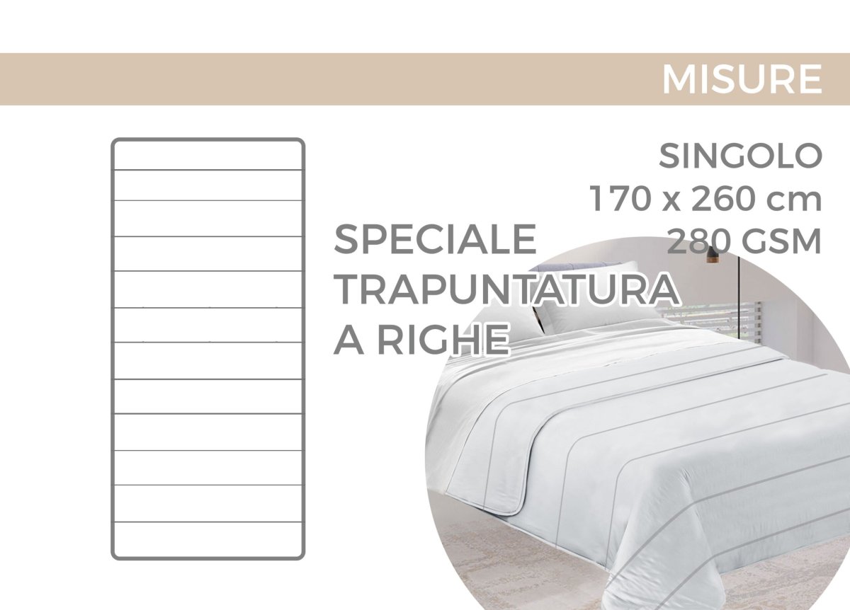 Trapunta Piumone Invernale 280gsm Letto Singolo Hello Kitty - immagine 4